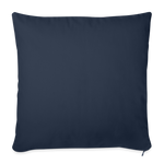 Throw Pillow Cover 18” x 18” - navy