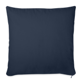 Throw Pillow Cover 18” x 18” - navy