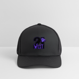 21 West Flexfit Fitted Baseball Cap - charcoal