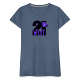 21 West Women’s Premium T-Shirt - heather blue