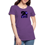 21 West Women’s Premium T-Shirt - purple