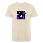 21 West fitted Cotton/Poly T-Shirt by Next Level - heather cream