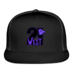 21 West Trucker Hat - black/black