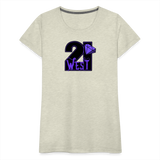 21 West Women’s Premium T-Shirt - heather oatmeal