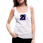 21 West Women’s Premium Tank Top - white