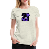 21 West Women’s Premium T-Shirt - heather oatmeal