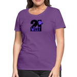 21 West Women’s Premium T-Shirt - purple