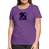 21 West Women’s Premium T-Shirt - purple