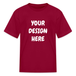 Kids' T-Shirt - dark red