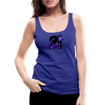 21 West Women’s Premium Tank Top - royal blue