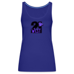 21 West Women’s Premium Tank Top - royal blue