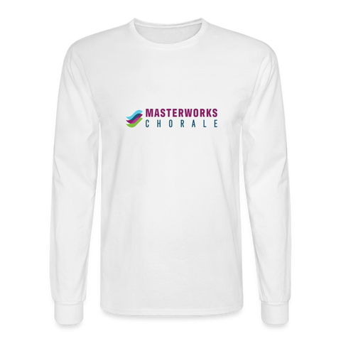 Masterworks Chorale Men's Long Sleeve T-Shirt - white