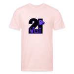 21 West fitted Cotton/Poly T-Shirt by Next Level - blush pink 