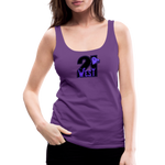 21 West Women’s Premium Tank Top - purple