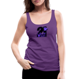 21 West Women’s Premium Tank Top - purple