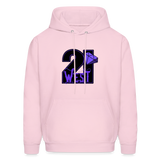 21 West Men's Hoodie - pale pink