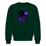 21 West Crewneck Sweatshirt - forest green