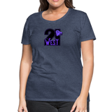 21 West Women’s Premium T-Shirt - heather blue