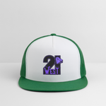 21 West Trucker Hat - white/kelly green