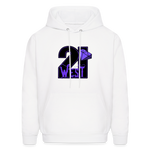 21 West Men's Hoodie - white