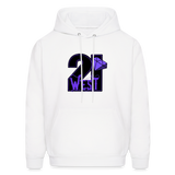 21 West Men's Hoodie - white