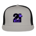 21 West Trucker Hat - gray/black