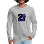 21 West Men's Premium Long Sleeve T-Shirt - heather gray