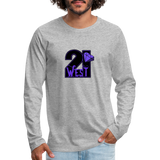 21 West Men's Premium Long Sleeve T-Shirt - heather gray