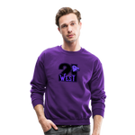 21 West Crewneck Sweatshirt - purple