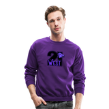 21 West Crewneck Sweatshirt - purple