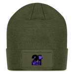 21 West Patch Beanie - olive