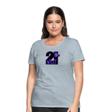 21 West Women’s Premium T-Shirt - heather ice blue