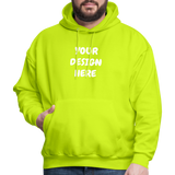 Men's Hoodie - safety green