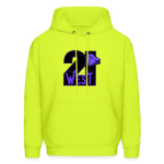 21 West Men's Hoodie - safety green