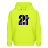 21 West Men's Hoodie - safety green