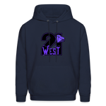 21 West Men's Hoodie - navy