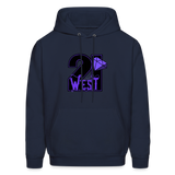 21 West Men's Hoodie - navy