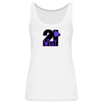 21 West Women’s Premium Tank Top - white