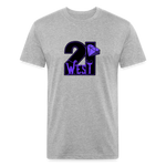 21 West fitted Cotton/Poly T-Shirt by Next Level - heather gray