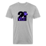 21 West fitted Cotton/Poly T-Shirt by Next Level - heather gray