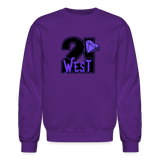 21 West Crewneck Sweatshirt - purple