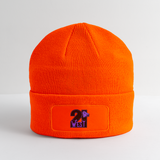 21 West Patch Beanie - neon orange