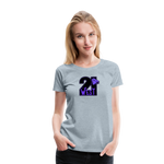 21 West Women’s Premium T-Shirt - heather ice blue