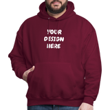 Men's Hoodie - burgundy