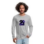 21 West Men's Premium Long Sleeve T-Shirt - heather gray