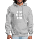 Men's Hoodie - heather gray