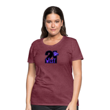 21 West Women’s Premium T-Shirt - heather burgundy