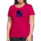 21 West Women’s Premium T-Shirt - dark pink