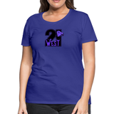 21 West Women’s Premium T-Shirt - royal blue