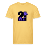 21 West fitted Cotton/Poly T-Shirt by Next Level - pastel yellow